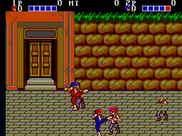 Double Dragon [Blue Label] screenshot 3 for Sega Master System